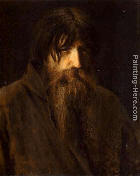 Ivan Nikolaevich Kramskoy Head of an Old Peasant (study)